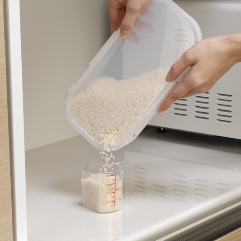 日本製 inomata  1270 米箱6kg-附殘米盒量米杯   4905596127062