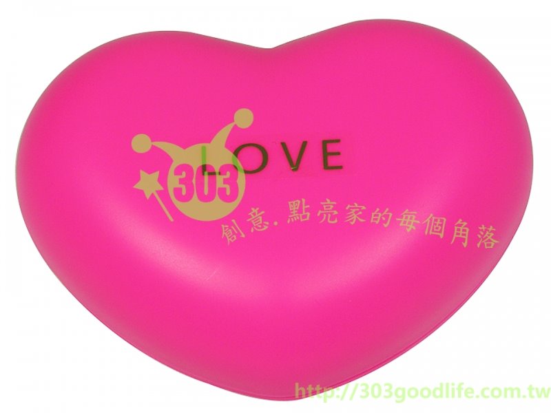 日本製  心型 LOVE滴水皂盒 -  白 . 粉