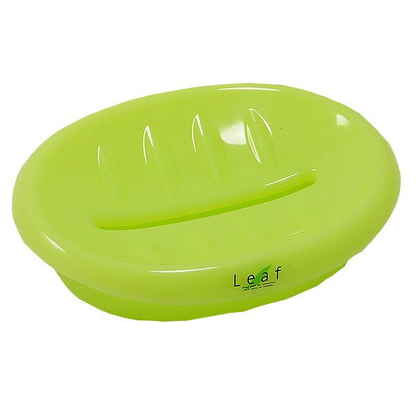 日本製 inomata 2100和風呂滴水皂台  - 綠 / 白