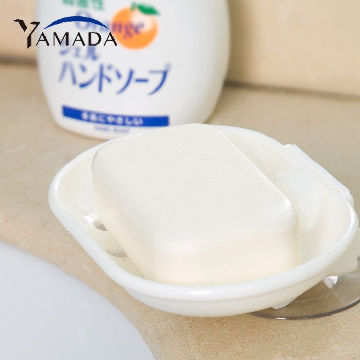 日本製  山田  YAMADA   Q-BAN  649  吸盤皂架 -白   4965534649117