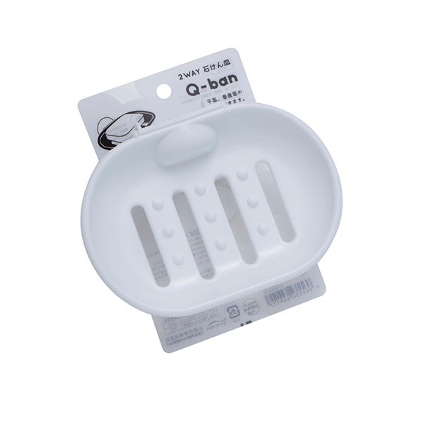 日本製  山田  YAMADA   Q-BAN  649  吸盤皂架 -白   4965534649117