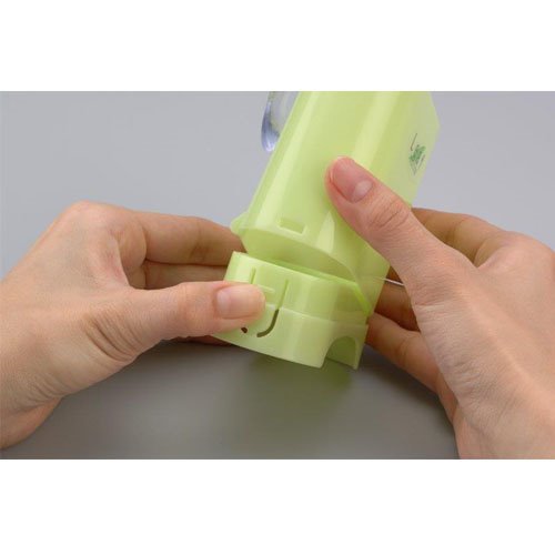 日本製  inomata  2115 葉浴室雜屑筒 - 白/ 綠 