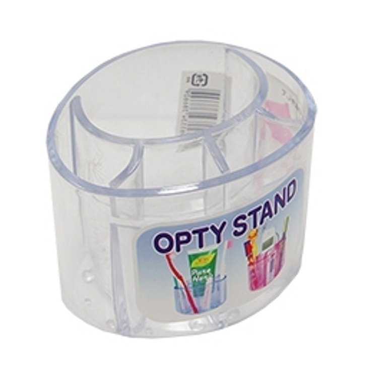 日本製 山田 YAMADA  386 牙刷牙膏架  ~透明/ 藍色