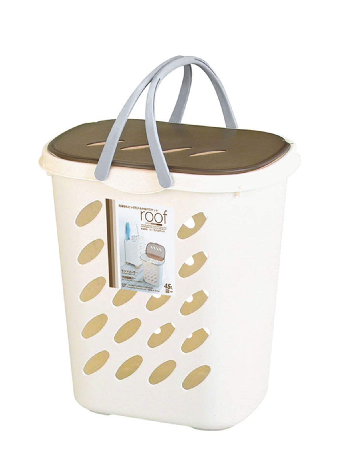 日本製  F2370  roof  附蓋洗衣籃   4962191370408