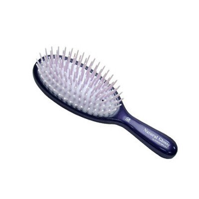 日本製  IKEMOTO 池本  GL-60  艷髮保濕橢圓梳/洋蘭花堅果油彈力梳   4970270038767