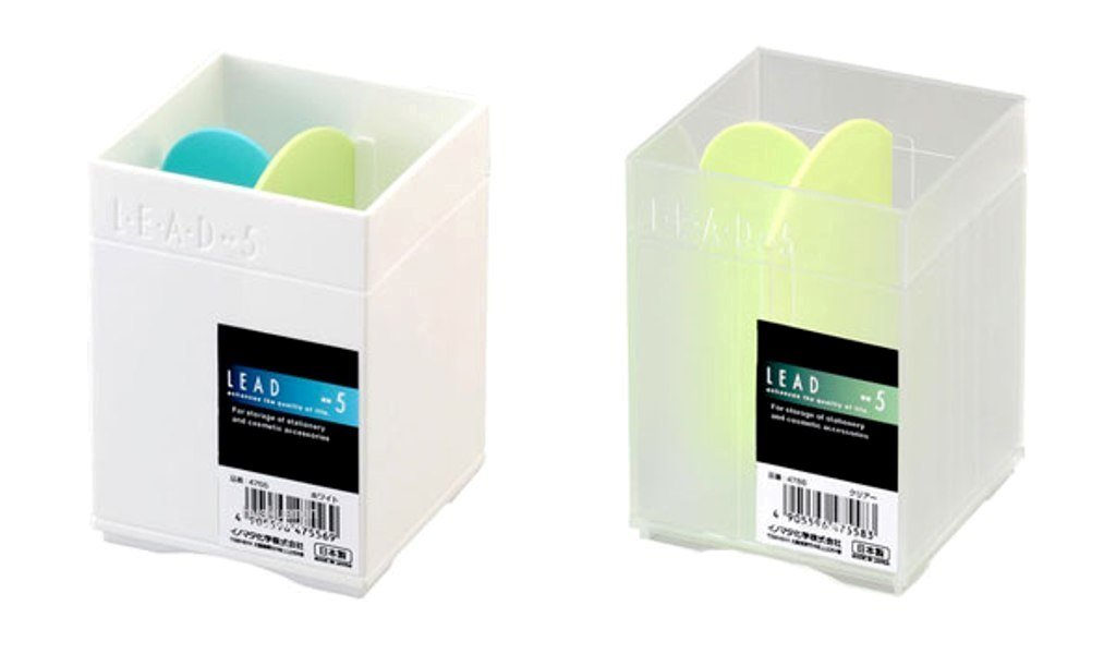 日本製   inomata  LEAD  4755號 壓克力  DIY分隔T字型置物收納盒 -不透明 / -透明