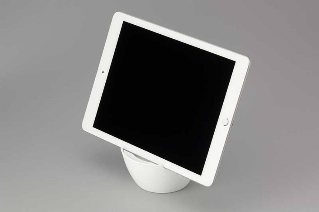 日本製  inomata   4828 Smartphone   手機 . 平板  置物架 ~ 白色 / 黑色 