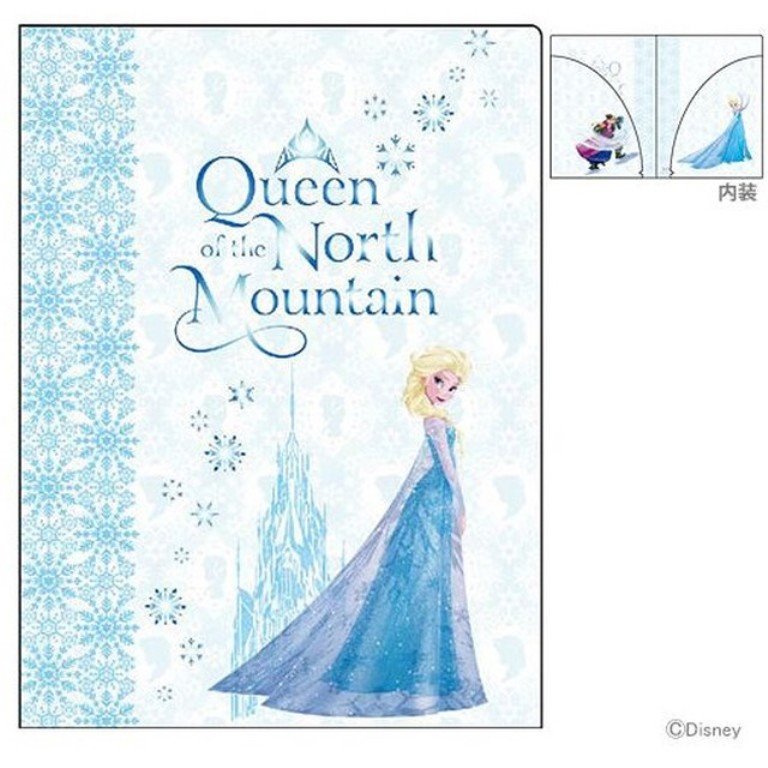 日本製  Disney迪士尼冰雪奇緣L型資料夾~ 雪花 S2157047-4901770441399