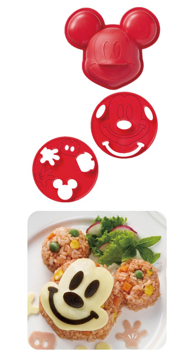日本製 迪士尼Disney  Mickey 米奇飯模造型    4973307314445