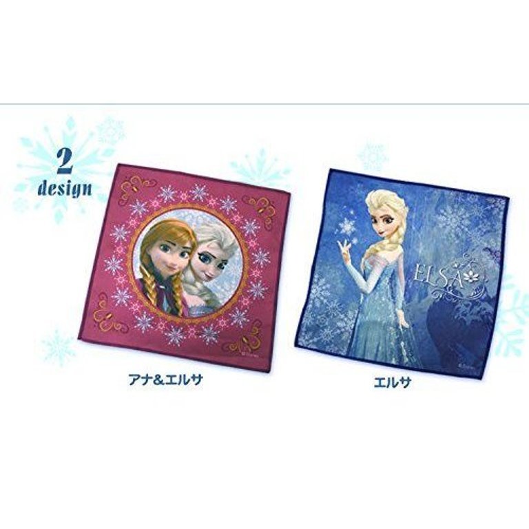 Disney  迪士尼系列 冰雪奇緣超細纖維巾-藍色 / -紅色