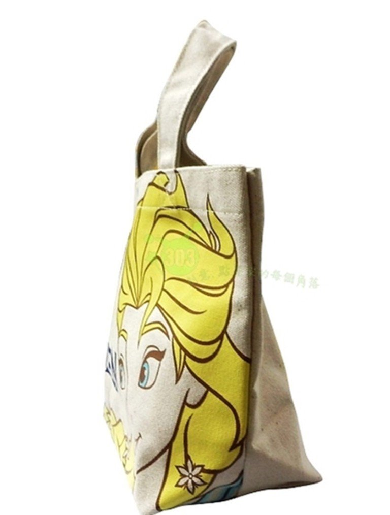 Disney  迪士尼系列 冰雪奇緣 帆布小提袋 ~  ELSA 愛紗   APDS1608/-ANNA 安娜  APDS1609