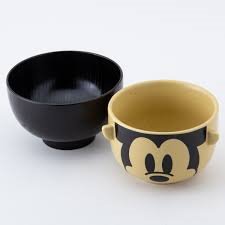 Disney  迪士尼   米奇+米妮兩用碗禮盒(湯碗加茶碗)  4942423224556
