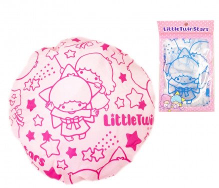 台灣製  三麗鷗系列  雙子星浴帽 ~ LTS-1213-1-粉 /  LTS-1213-2-藍