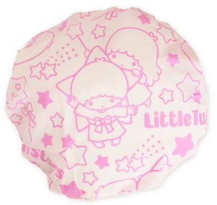 台灣製  三麗鷗系列  雙子星浴帽 ~ LTS-1213-1-粉 /  LTS-1213-2-藍