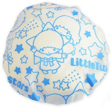 台灣製  三麗鷗系列  雙子星浴帽 ~ LTS-1213-1-粉 /  LTS-1213-2-藍