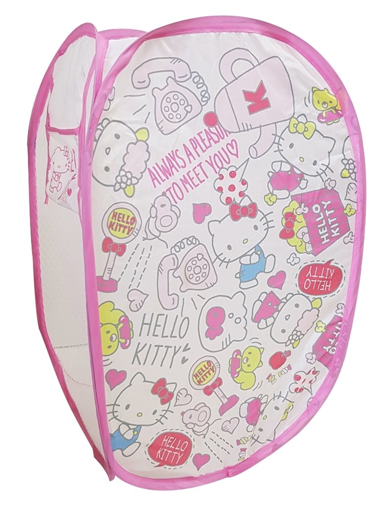 三麗鷗系列  Hello Kitty 凱蒂貓  摺疊洗衣籃 1入    4712977463561 