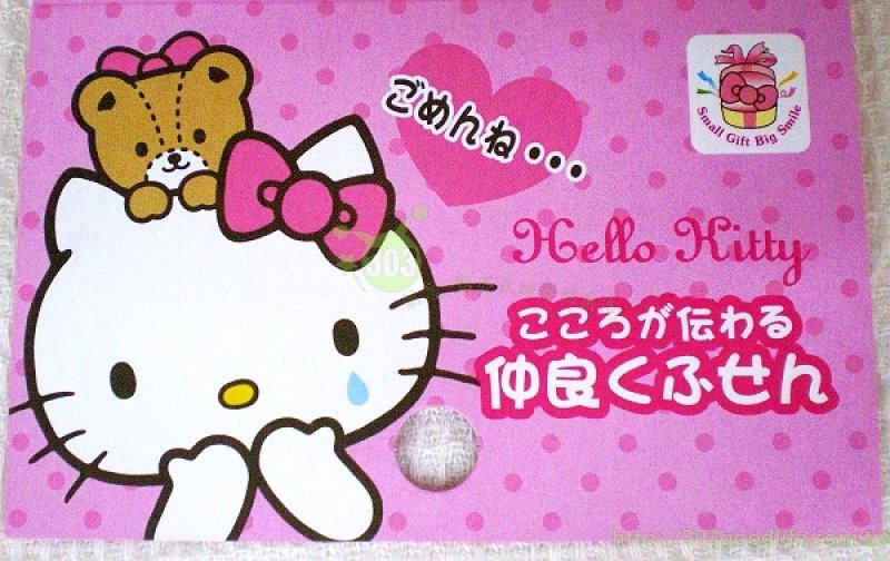日本製 三麗鷗系列  Hello Kitty 凱蒂貓 便利貼 ~點點粉 / 蝴蝶結紅