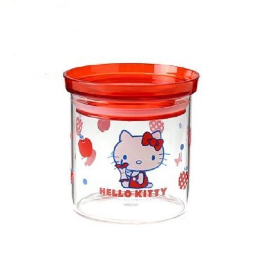 三麗鷗系列 Hello Kitty凱蒂貓 KT- V330玻璃密封儲物罐 330 ml  4713968221672