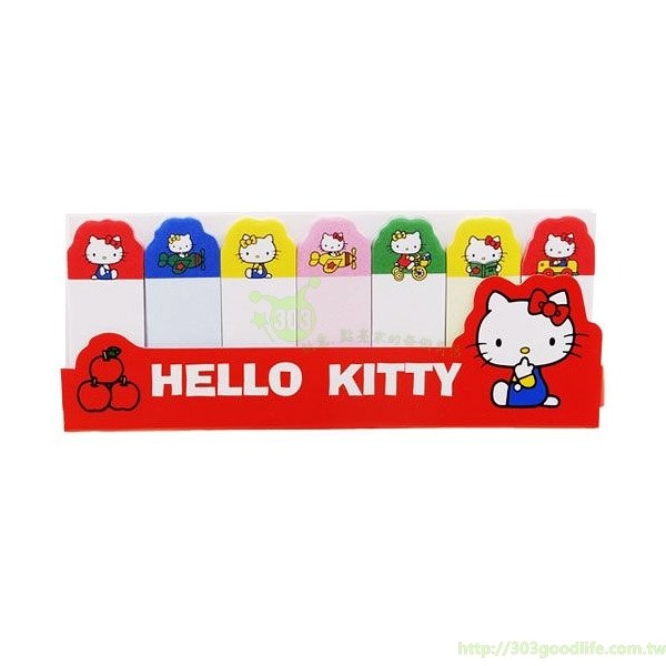 三麗鷗系列 Hello Kitty凱蒂貓 66095復古便利貼  4991277660959