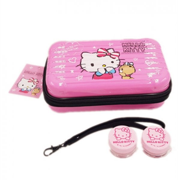 三麗鷗系列  Hello Kitty 凱蒂貓旅行箱化妝包組~ KT-1569粉 4712977465695/ KT-1570 -白  4712977465701