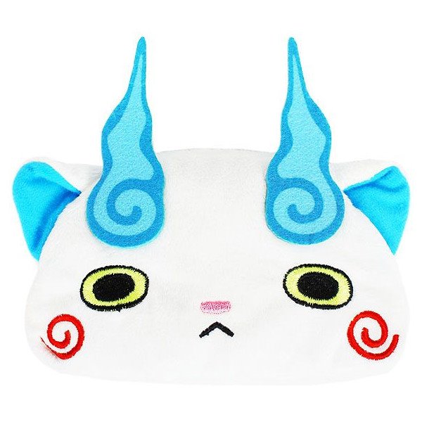 妖怪手錶 絨毛造型面紙包 ~ 吉胖貓 /-幽靈白 RM-3823-B /   -武士藍