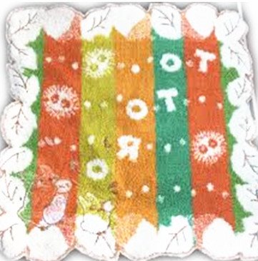 宮崎駿  TOTORO龍貓  葉子小毛巾   4992272501605