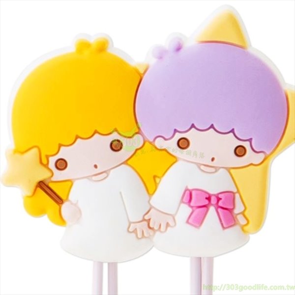 三麗鷗系列  Hello Kitty凱蒂貓 .  Melody美樂蒂. KIKI&LALA  雙子星 造型迴紋夾組.大臉  3P ~  KT-紅 /  MM-粉  /  雙子星