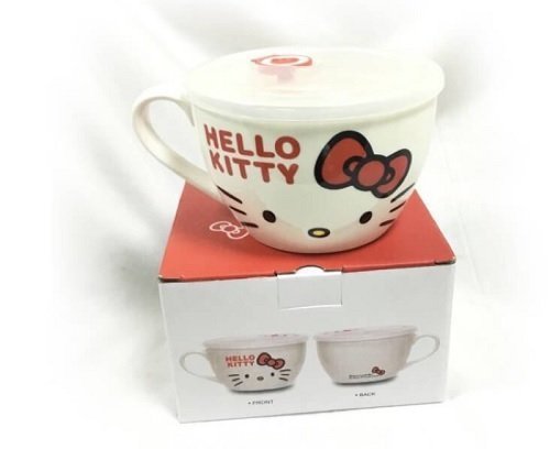 三麗鷗系列  Hello Kitty 凱蒂貓  微波湯杯 + 蓋 - 780ml   4713968221993