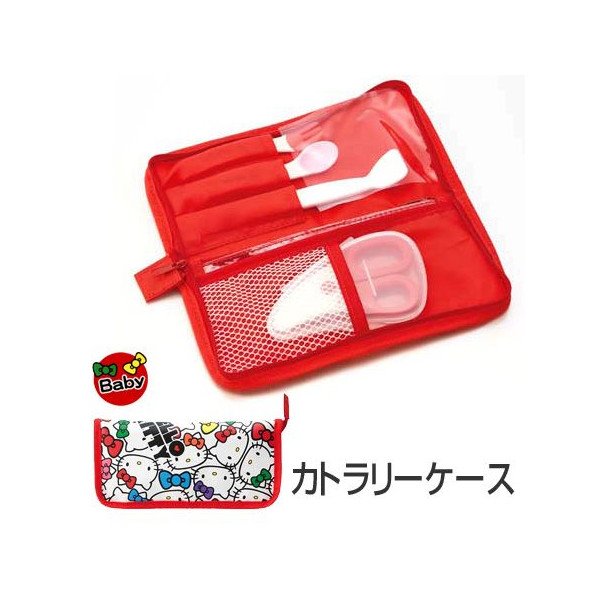 三麗鷗系列  Hello Kitty 凱蒂貓 餐具收納袋   4973307253263