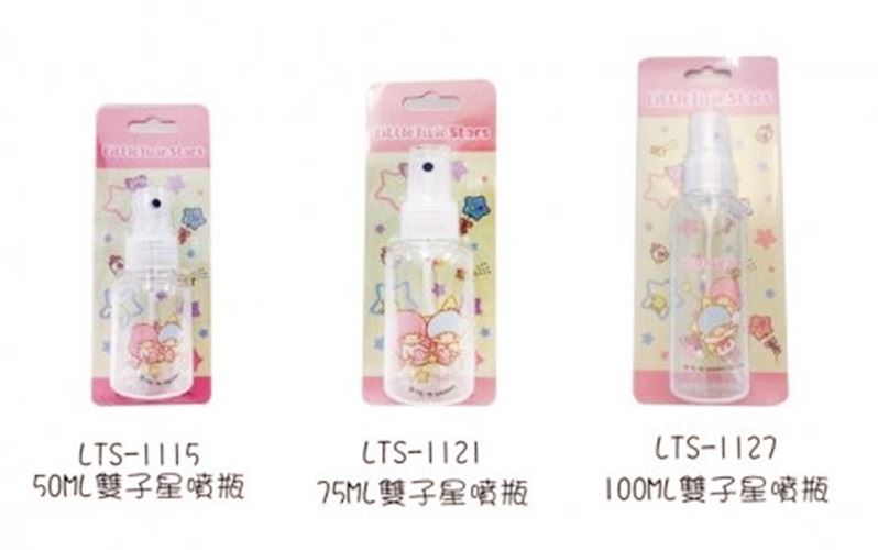 台灣製  三麗鷗系列  KIKI & LALA雙子星  LTS-1127-1  100 ml 噴瓶   4712977461277