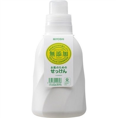 日本製  MIYOSHI  無添加植物性 洗衣精 1100ml   4537130102398