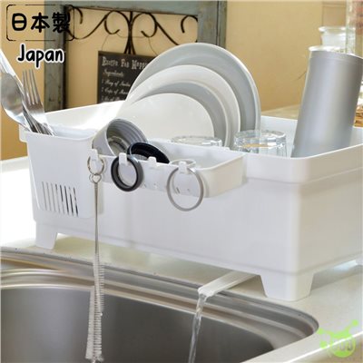 【inomata】日本製  0048 廚房餐具瀝水籃