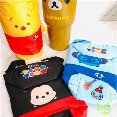 童趣萬用袋(冰壩杯、水壺袋) 米奇/維尼/史迪奇