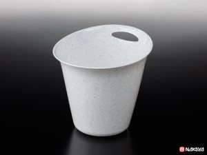 V213-6單耳圓紙弄-大理石白  4955959221364