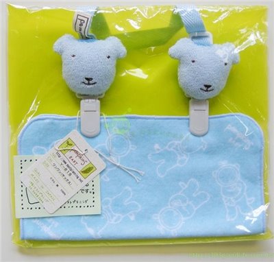 日本製 幼兒小方巾+萬用夾   4712057807261