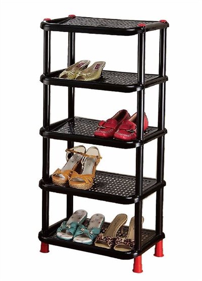 台灣製 翰庭  BI-5872-5  黑嘉莉鞋架5F  4714756990107