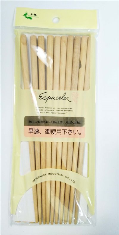 台灣製  上龍  TL-1100原木健康筷-10雙入  4713537011000