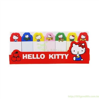 三麗鷗系列 Hello Kitty凱蒂貓 66095復古便利貼  4991277660959
