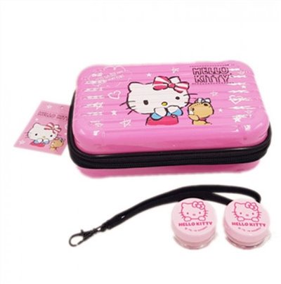 三麗鷗系列  Hello Kitty 凱蒂貓旅行箱化妝包組~ KT-1569粉 4712977465695/ KT-1570 -白  4712977465701